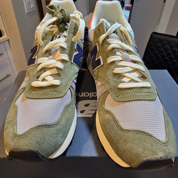 New Balance 475 X AURALEE Dark Olivine Raincloud U475BA Men's Size 9 NEW - Picture 5 of 10